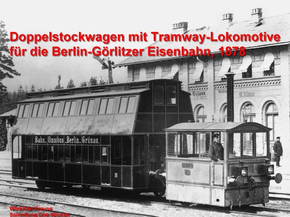 Doppelstockwagen in preußischer Zeit